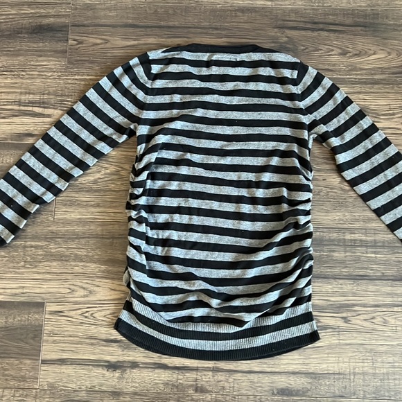 5/$25 Motherhood Maternity Striped Top - Picture 9 of 11